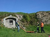 Prace prowadzone są pod nadzorem archeologa