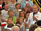 Donald Tusk w Kłodzku, 19.6.2023
