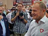 Donald Tusk w Kłodzku, 19.6.2023