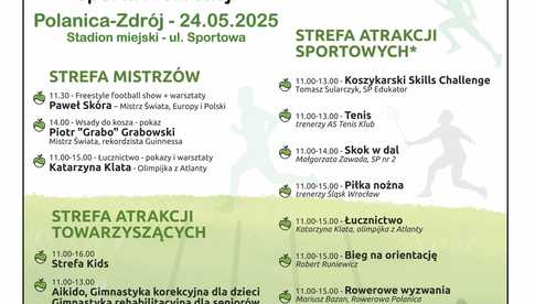 24 maja, Polanica-Zdrój: Festiwal Sportu i Rekreacji Na zdrowie