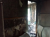 [FOTO] Pożar mieszkania na Bohaterów Getta