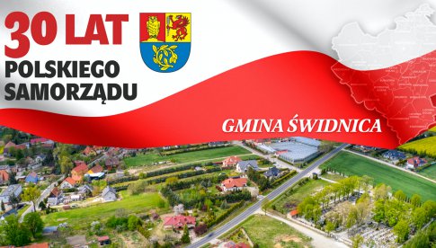 Życzenia od wójt gminy Świdnica z okazji 30-lecia samorządu w Polsce