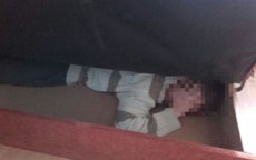 Poszukiwany ukrył się w skrzyni na pościel pod łóżkiem
