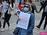 [FOTO, WIDEO] Żadna z nas nie jest za cywilizacją śmierci - manifestacja w Świebodzicach