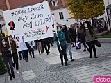 [FOTO, WIDEO] Żadna z nas nie jest za cywilizacją śmierci - manifestacja w Świebodzicach