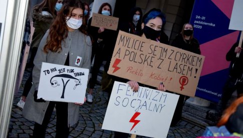 [FOTO, WIDEO] Mylicie Sejm z cyrkiem, a Polskę z lasem - manifestacja w Świdnicy