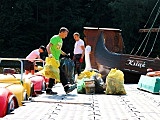 Zebrali pół tony śmieci podczas sprzątania Jeziora Bystrzyckiego