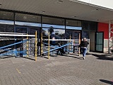 [FOTO] Trwają prace remontowe przy budowie E.Leclerc