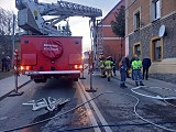 Pożar kamienicy w Strzegomiu. Interweniowało LPR