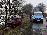 Dachowanie na drodze Świdnica - Boleścin