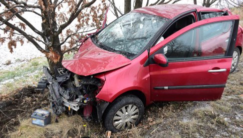 Dachowanie na drodze Świdnica - Boleścin