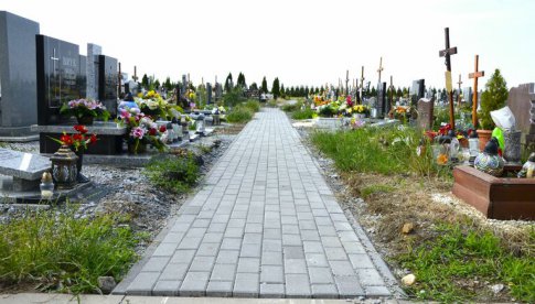 Nowe alejki na Cmentarzu Komunalnym w Żarowie