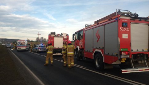 Poważny wypadek pod Strzegomiem