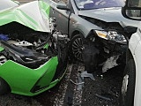 [FOTO] Kompletnie pijany kierowca spowodował kolizję trzech aut