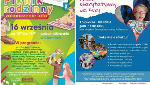  Już w ten weekend dwa pikniki w Świebodzicach