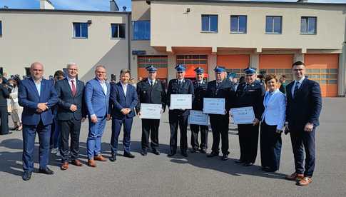 Ponad 115 tys. zł na zwiększenie bezpieczeństwa dla jednostek OSP gminy Marcinowice [FOTO]