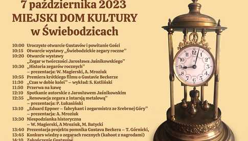 7.10, Świebodzice: III edycja Święta Świebodzickich Zegarów - Gustavy