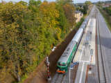 [WIDEO i FOTO Z DRONA] Przejazd malowniczymi liniami kolejowymi naszego regionu