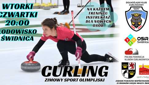 Otwarte treningi curlingu na świdnickim lodowisku