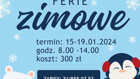 Ferie zimowe z GCKiS Żarów