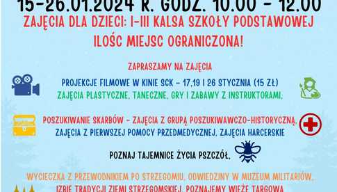 Ferie zimowe ze Strzegomskim Centrum Kultury