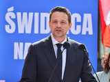 [WIDEO/FOTO] Rafał Trzaskowski z wizytą na świdnickim rynku. Kaczyński boi się wszystkiego, a aspiruje do rządzenia krajem