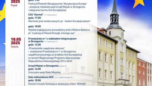 9-11.05, Strzegom: Europejski weekend - 35-lecie powstania samorządu terytorialnego