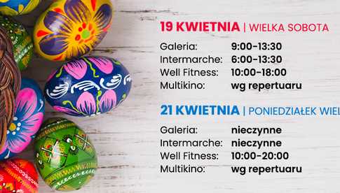 Godziny funkcjonowania Galerii Świdnickiej w okresie świątecznym