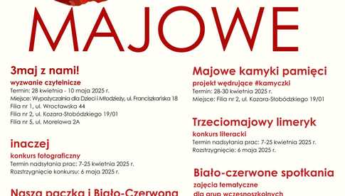 Majówka w Miejskiej Bibliotece Publicznej. Zobaczcie, co będzie się działo