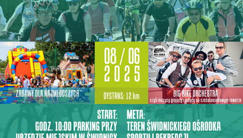 8.06, Świdnica: Rajd Rowerowy oraz Piknik Sportowo-Rekreacyjny Świdnica na rowery