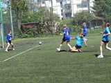 [FOTO] Dziewczęta z klas 5-6 rywalizowały w międzyszkolnym turnieju piłkarskim