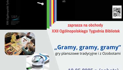 10.05, Świebodzice: Gramy, gramy, gramy - gry planszowe w ramach Tygodnia Bibliotek