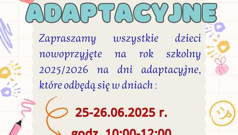 25-26.06, Marcinowice: Dni Adaptacyjne w Publicznym Przedszkolu