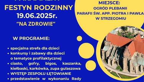 19.06, Strzegom: Parafialny Festyn Rodzinny
