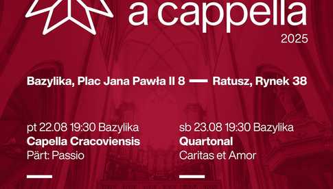 22-24.08, Strzegom: Festiwal Muzyczny Strzegom a cappella 2025