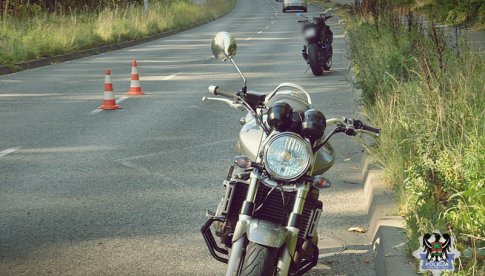 Zderzenie motocyklistów i aut osobowych w Wałbrzychu [Foto]