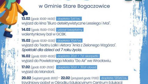 Ferie w gminie Stare Bogaczowice