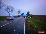 Śmiertelny wypadek na DK35 w Mirosławicach 