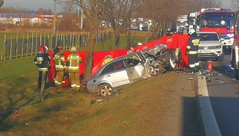 Śmiertelny wypadek na ósemce. Droga zablokowana