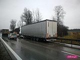 Zderzenie dwóch ciężarówek na A4 