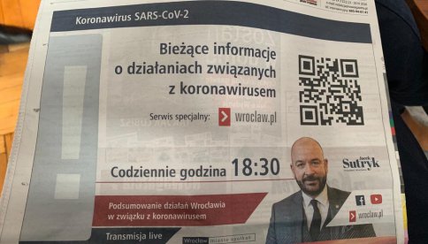 Radny PIS wysyła interpelację do Prezydenta Wrocławia. Wypytuje o reklamy profilu Sutryka w gazecie 