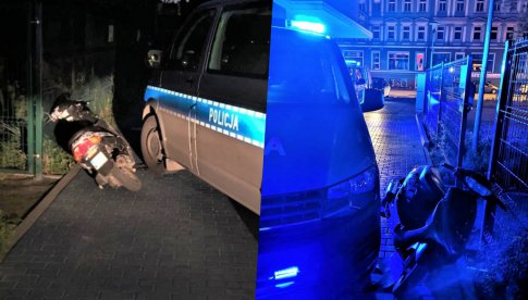 25-latek uciekał skuterem przed policjantami. Miał prawie promil alkoholu w organizmi