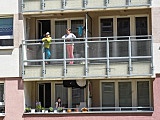 dzieci na balkony