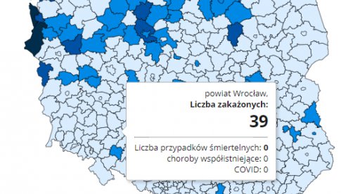 Koronawirus we Wrocławiu na dzień 26 grudnia