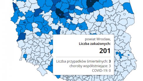 Koronawirus we Wrocławiu na dzień 31 grudnia