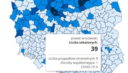 Koronawirus w powiecie wrocławskim na dzień 31 grudnia