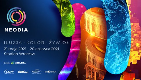 Neodia - animacje, cyfrowe iluzje i pokazy laserowe na Stadionie Wrocław