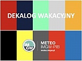 Dekalog wakacyjny IMGW