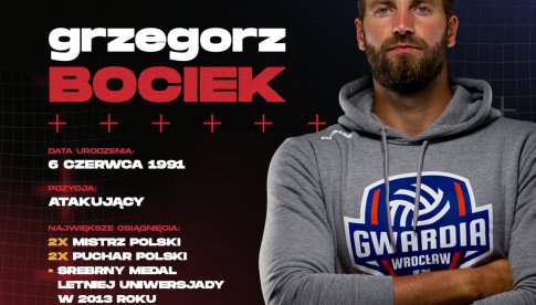 Bomba transferowa w Tauron1Lidze! Grzegorz Bociek zawodnikiem Gwardii Wrocław