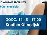 Harmonogram szczepień w SZCZEPCIObusie na weekend